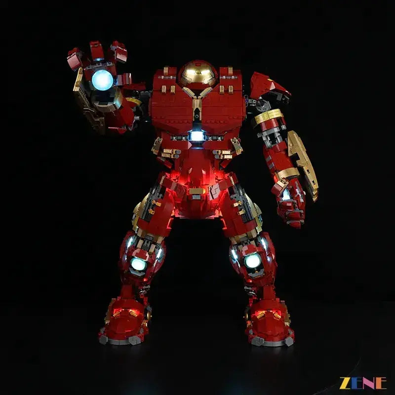 MOC LEGO Hulkbuster 76210 Light Kit For Enhanced Illumination - ToylandEU