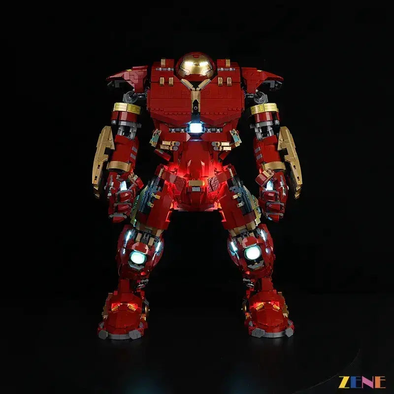 MOC LEGO Hulkbuster 76210 Light Kit For Enhanced Illumination - ToylandEU