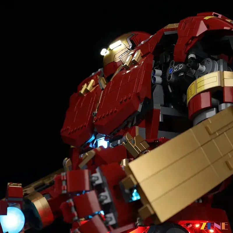 MOC LEGO Hulkbuster 76210 Light Kit For Enhanced Illumination - ToylandEU