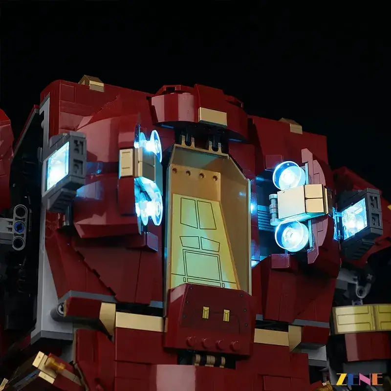 MOC LEGO Hulkbuster 76210 Light Kit For Enhanced Illumination - ToylandEU