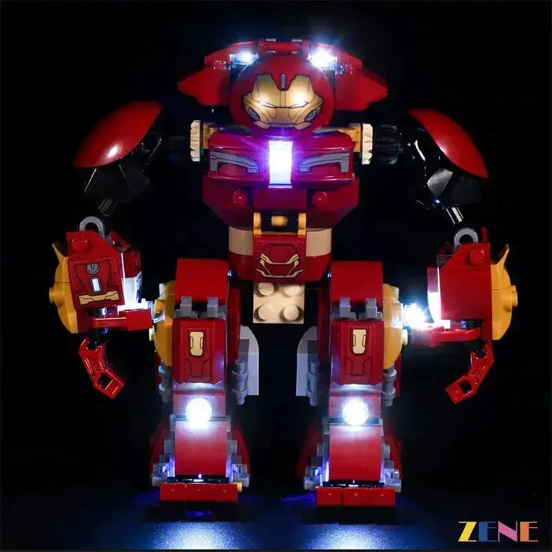 MOC LEGO Hulkbuster Lighting Kit For 76104 With Easy Install - ToylandEU