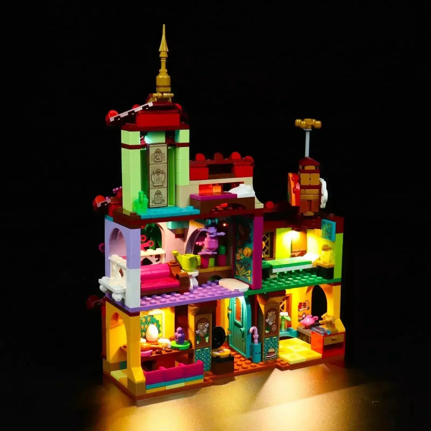 MOC LEGO Madrigal House Light Kit With Bright LEDs For 43202 - ToylandEU