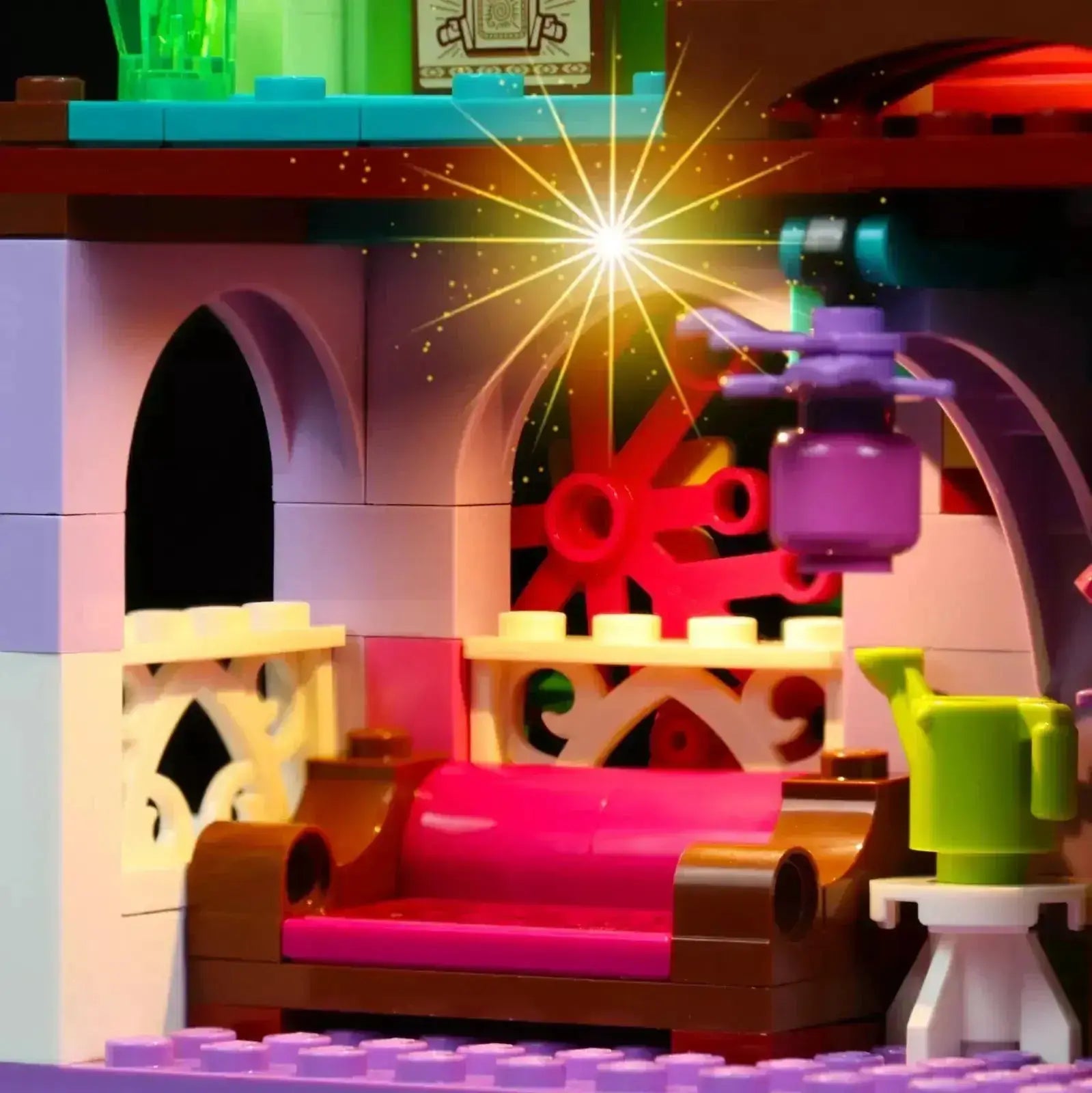 MOC LEGO Madrigal House Light Kit With Bright LEDs For 43202 - ToylandEU