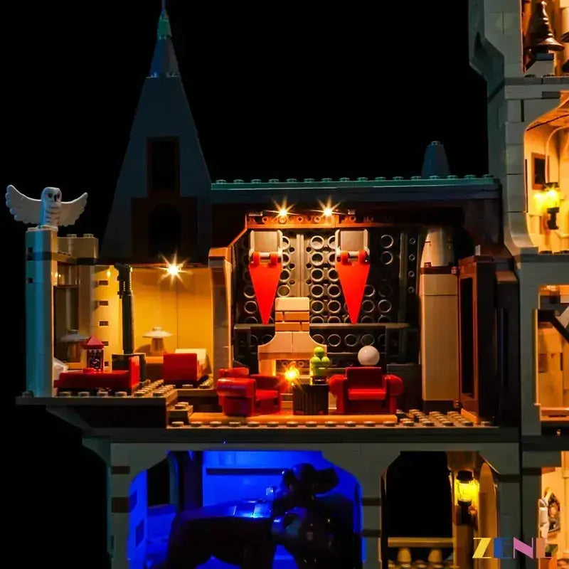 MOC LEGO Lighting Kit for Hogwarts Castle Night Illumination - ToylandEU