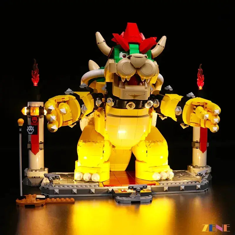 MOC LEGO The Mighty Bowser Light Kit For 71411 Enhanced Illumination - ToylandEU
