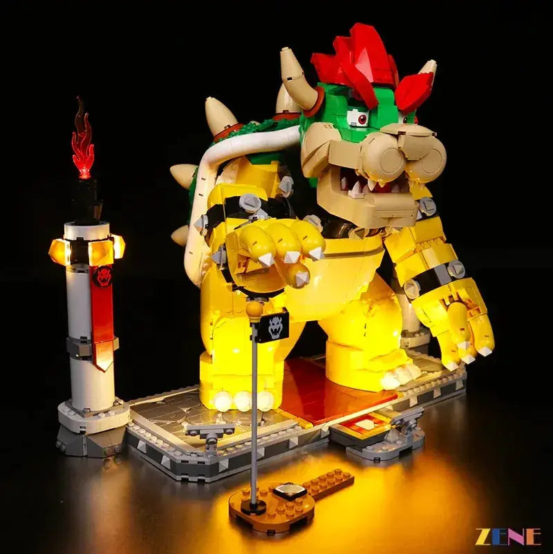 MOC LEGO The Mighty Bowser Light Kit For 71411 Enhanced Illumination - ToylandEU