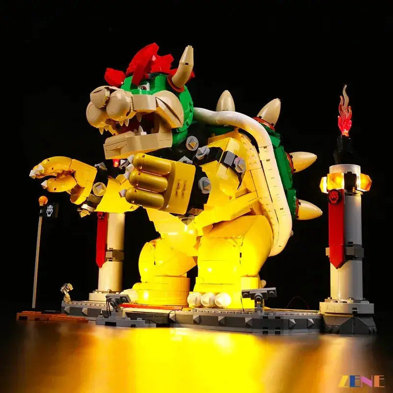 MOC LEGO The Mighty Bowser Light Kit For 71411 Enhanced Illumination - ToylandEU