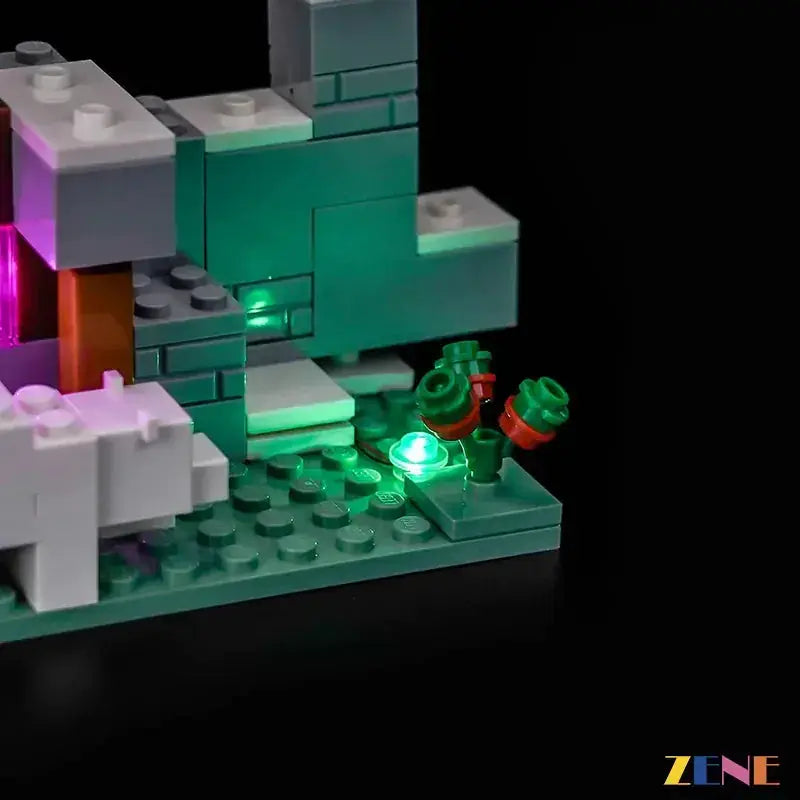 MOC LEGO Minecraft Night Light Kit For The Pickaxe Mine 21277 - ToylandEU