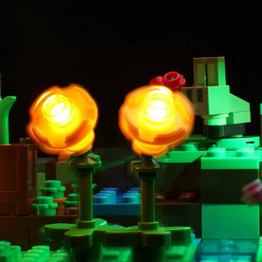 MOC LEGO The Rabbit Ranch Light Kit For 21181 Builds Easily - ToylandEU