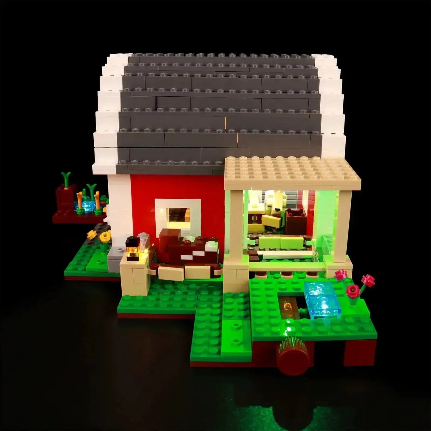 MOC LEGO Red Barn Light Kit For 21187 Easy Install Quick - ToylandEU