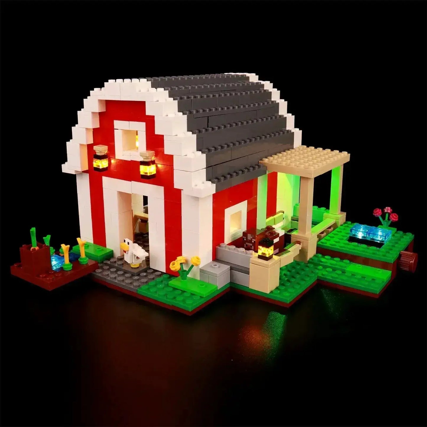 MOC LEGO Red Barn Light Kit For 21187 Easy Install Quick - ToylandEU