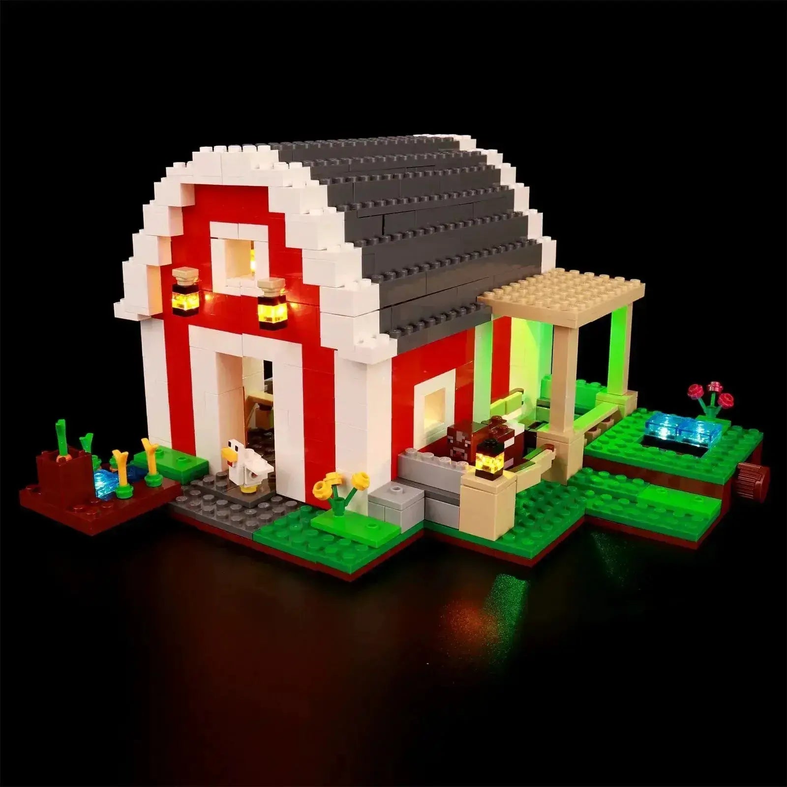 MOC LEGO Red Barn Light Kit For 21187 Easy Install Quick - ToylandEU