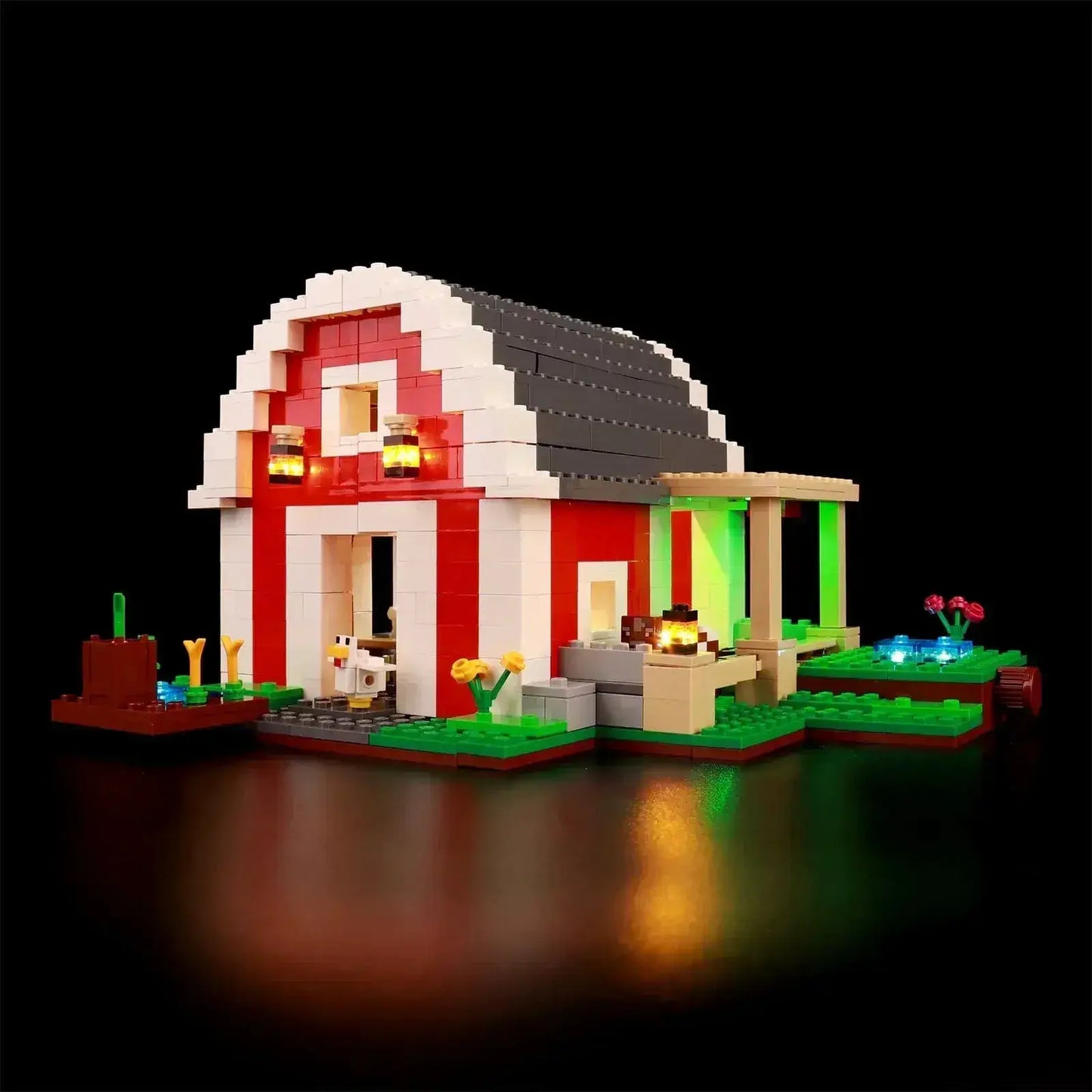 MOC LEGO Red Barn Light Kit For 21187 Easy Install Quick - ToylandEU