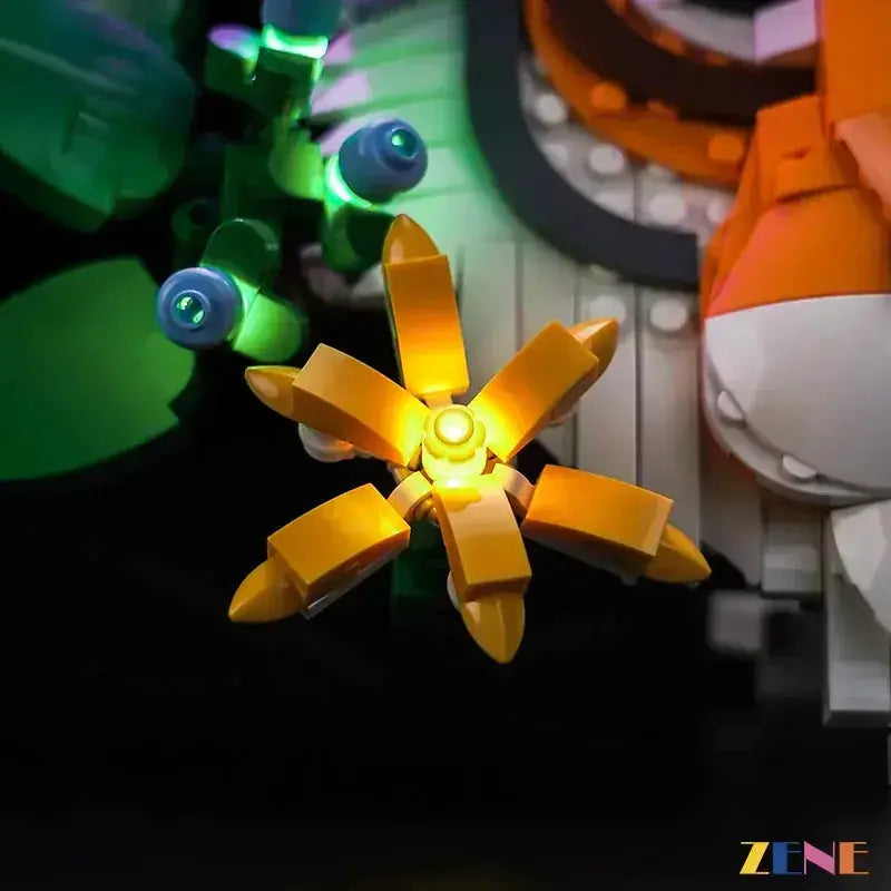 MOC Lego Tiger Light Kit Enhances Details With LED Glow - ToylandEU