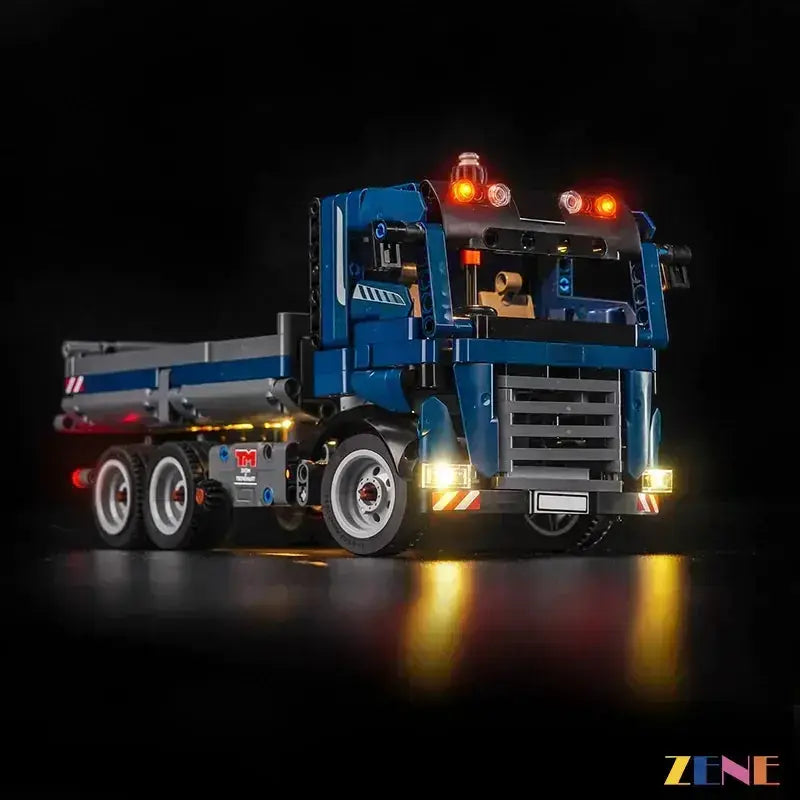 MOC LEGO Tipping Dump Truck Lighting Kit 42203 Realistic Headlights - ToylandEU
