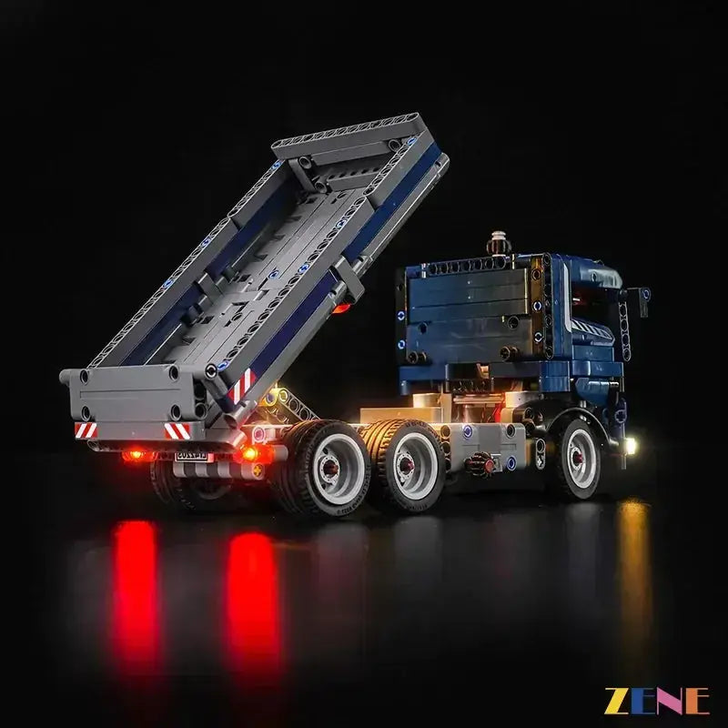 MOC LEGO Tipping Dump Truck Lighting Kit 42203 Realistic Headlights - ToylandEU