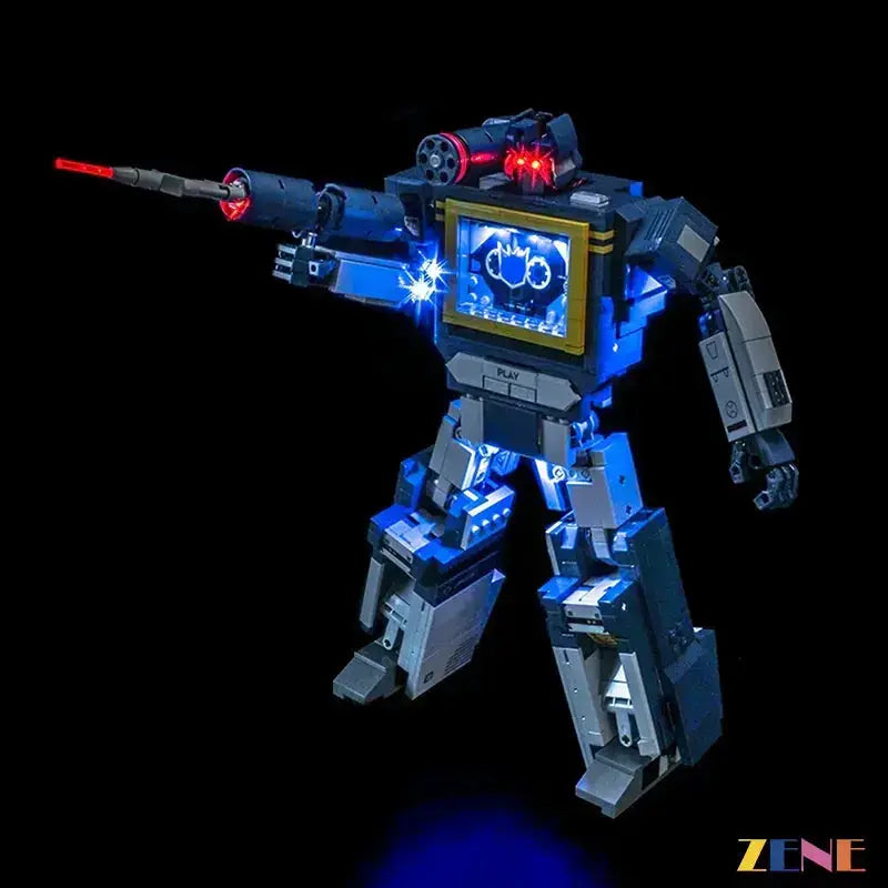 MOC LEGO Transformers Soundwave Light Kit 10358 With Bright Blue LEDs - ToylandEU