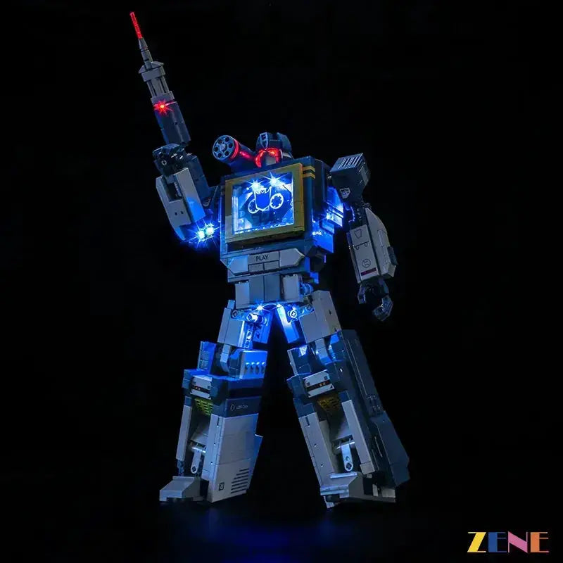 MOC LEGO Transformers Soundwave Light Kit 10358 With Bright Blue LEDs - ToylandEU