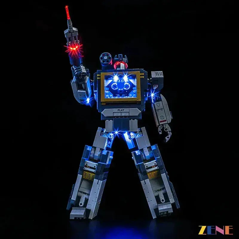 MOC LEGO Transformers Soundwave Light Kit 10358 With Bright Blue LEDs - ToylandEU