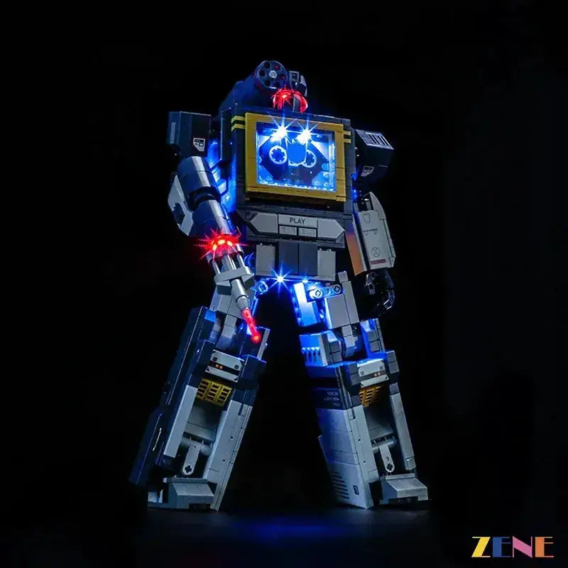 MOC LEGO Transformers Soundwave Light Kit 10358 With Bright Blue LEDs - ToylandEU