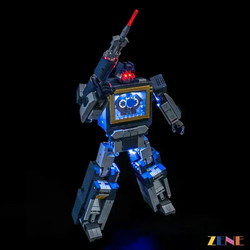 MOC LEGO Transformers Soundwave Light Kit 10358 With Bright Blue LEDs - ToylandEU