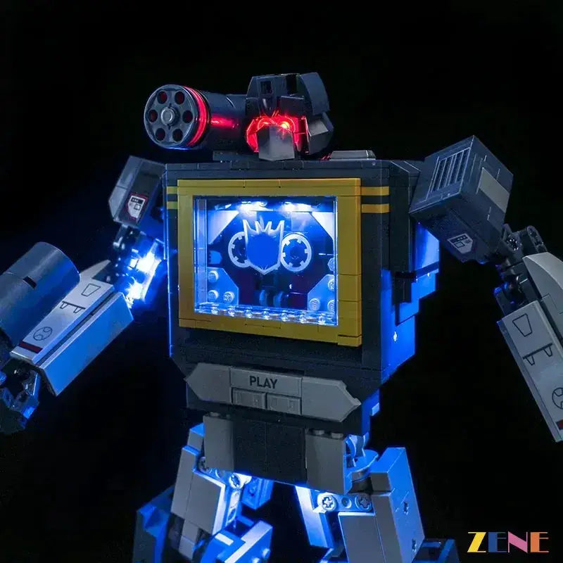 MOC LEGO Transformers Soundwave Light Kit 10358 With Bright Blue LEDs - ToylandEU