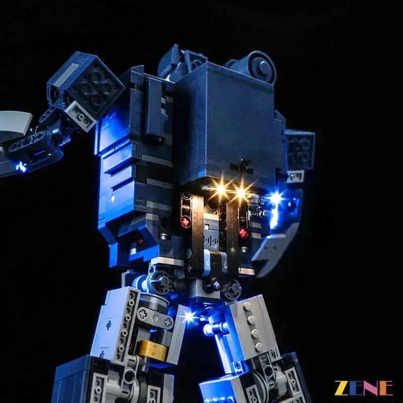 MOC LEGO Transformers Soundwave Light Kit 10358 With Bright Blue LEDs - ToylandEU