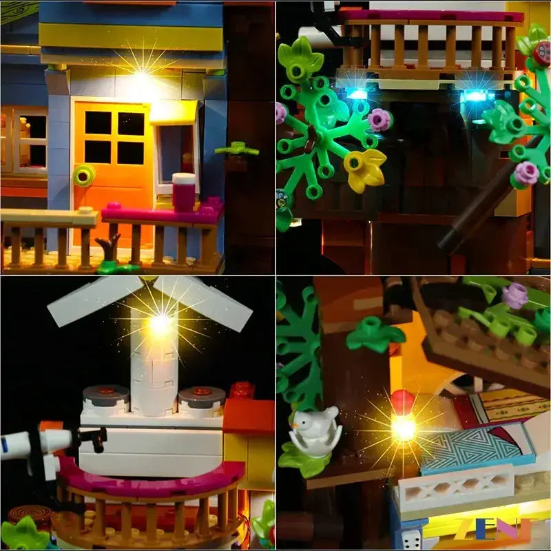 MOC LEGO Tree House Light Kit Easy Install With Subtle Glow - ToylandEU