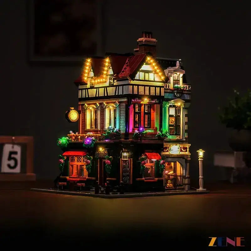Light Kit for LEGO Tudor Corner #10350 - ToylandEU