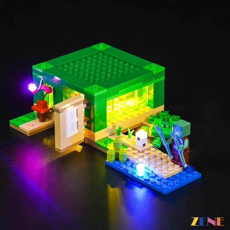 MOC LEGO Turtle Beach House Premium LED Light Kit for 21254 - ToylandEU
