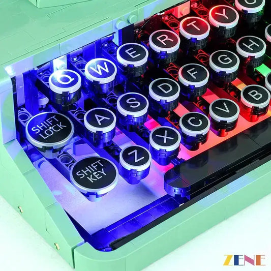 MOC LEGO Typewriter Light Kit for Built Sets Easy Install - ToylandEU