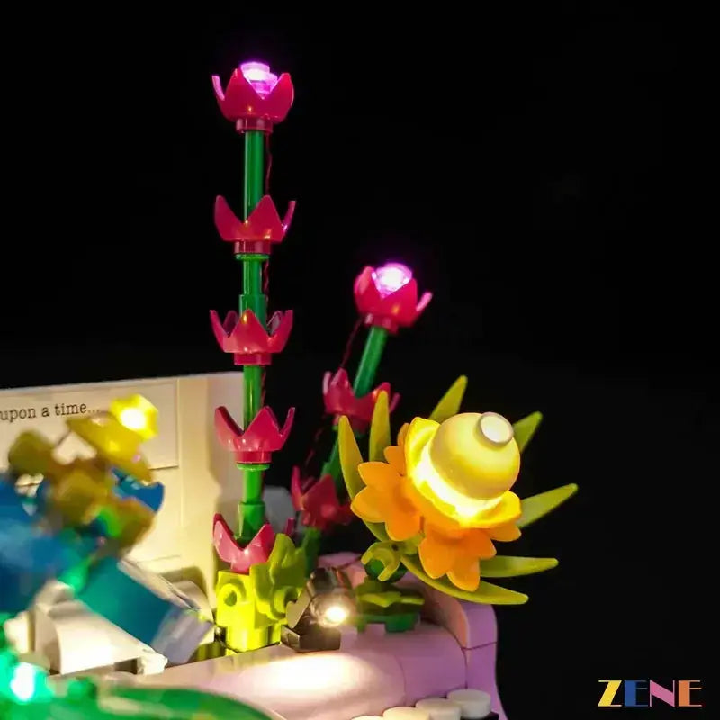 MOC Lego Typewriter Light Kit With Flowers 31169 Easy Install - ToylandEU