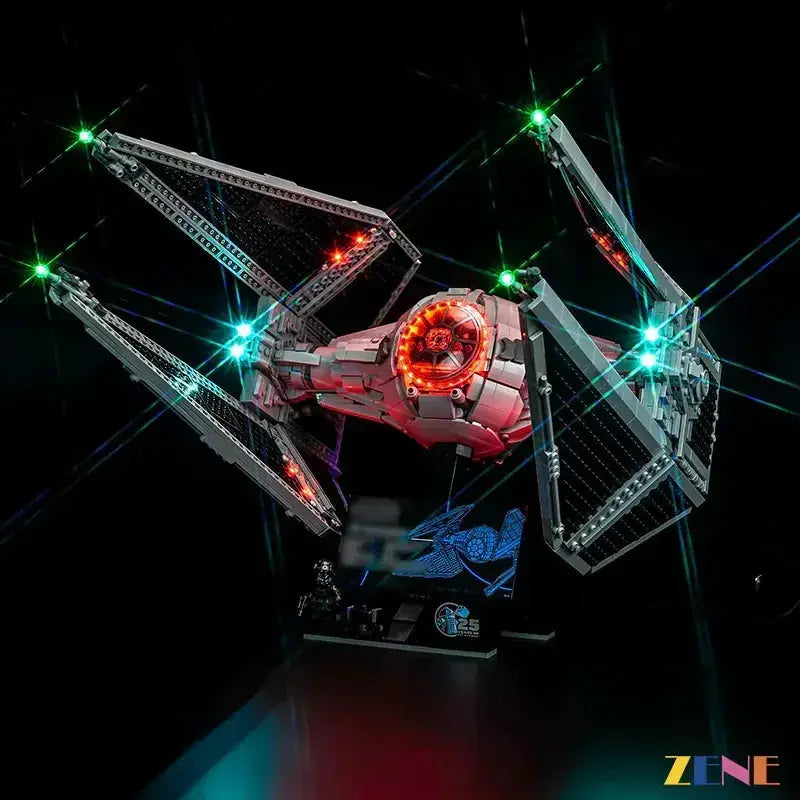 MOC LEGO Star Wars Light Kit For TIE Interceptor Easy Setup - ToylandEU