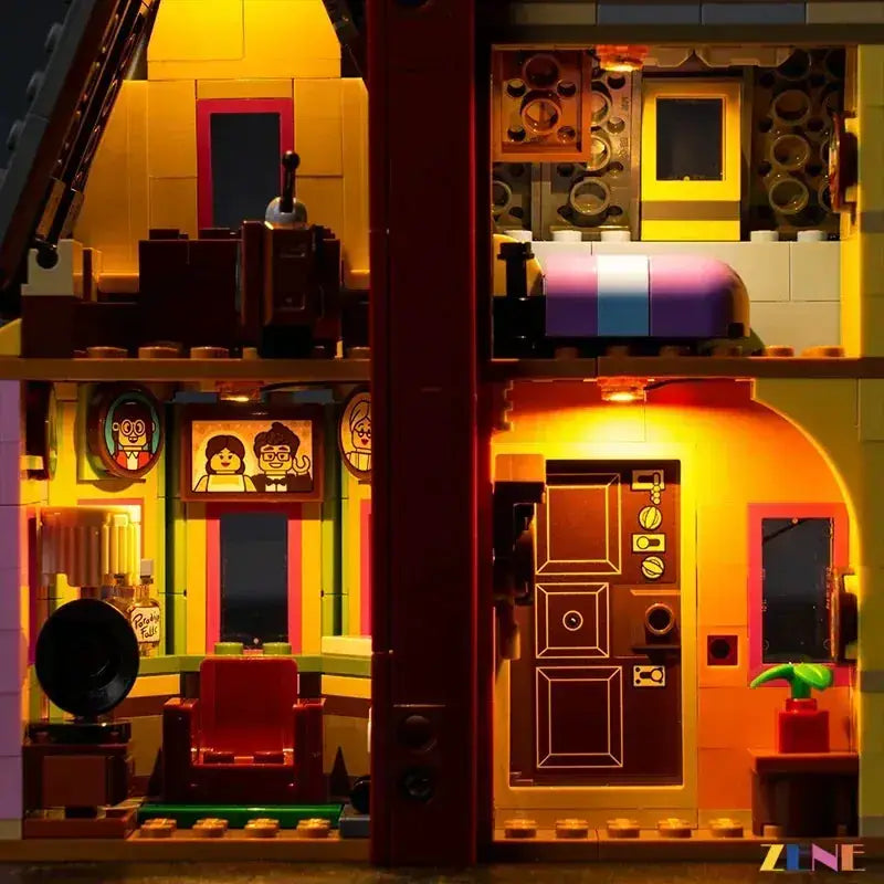 MOC LEGO Up House Light Kit 43217 Illuminates Display For Collectors - ToylandEU