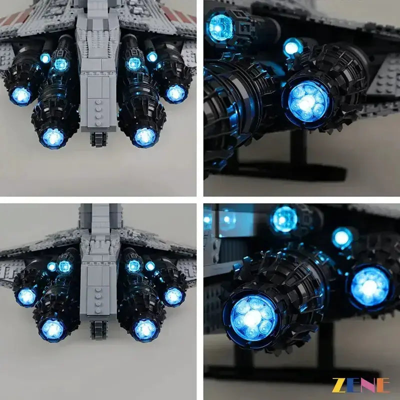 Light Kit for Venator Class Republic Attack Cruiser LEGO #75367 (Ver.2) - ToylandEU