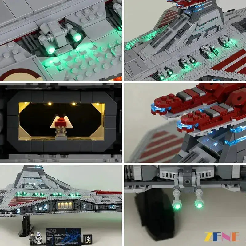 Light Kit for Venator Class Republic Attack Cruiser LEGO #75367 (Ver.2) - ToylandEU