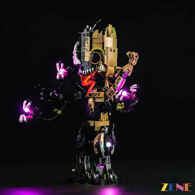 MOC LEGO Light Kit for Venomized Groot 76249 Bright Display - ToylandEU