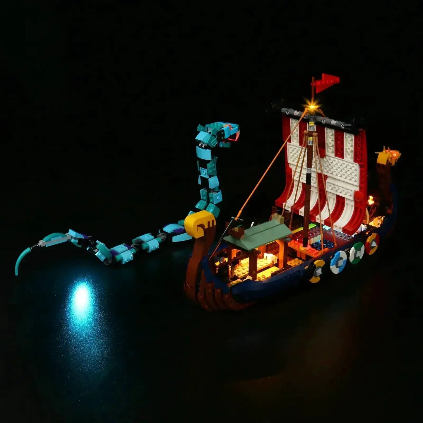 MOC LEGO Viking Ship Light Kit With Premium LED Illumination - ToylandEU