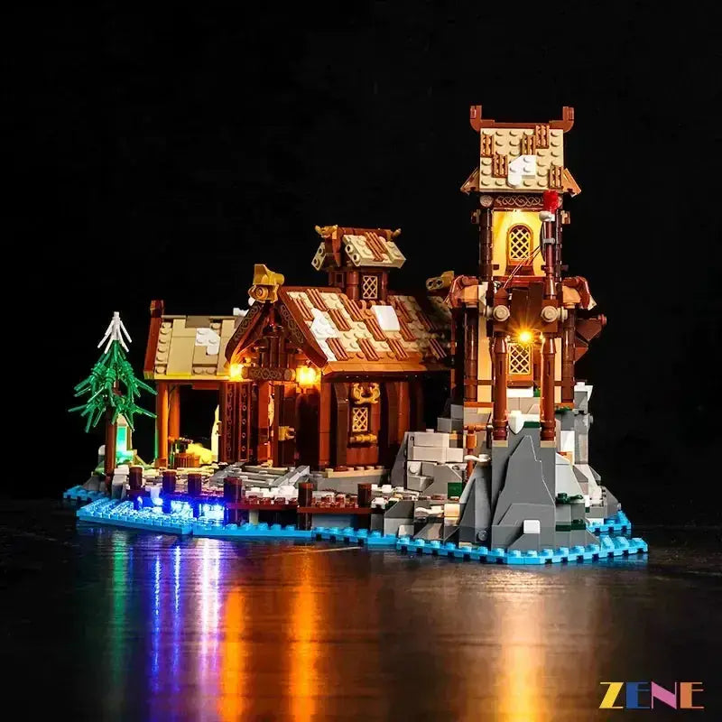Light Kit for LEGO Viking Village Ideas #21343 - ToylandEU