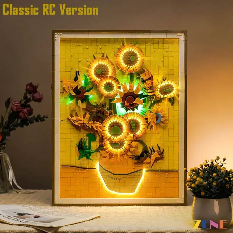 Light Kit for LEGO Vincent van Gogh Sunflowers Art  #31215 - ToylandEU