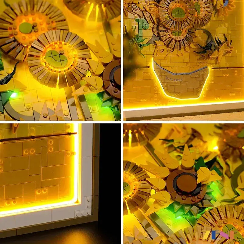 Light Kit for LEGO Vincent van Gogh Sunflowers Art  #31215 - ToylandEU