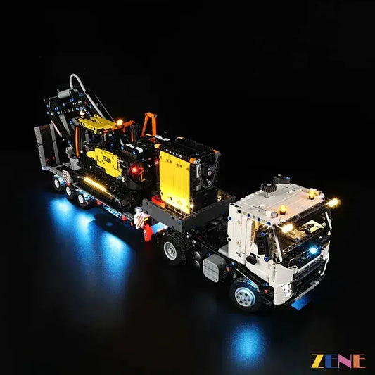 MOC LEGO Light Kit Adds Night Lighting for Volvo FMX Truck - ToylandEU