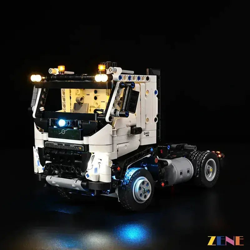 MOC LEGO Light Kit Adds Night Lighting for Volvo FMX Truck - ToylandEU