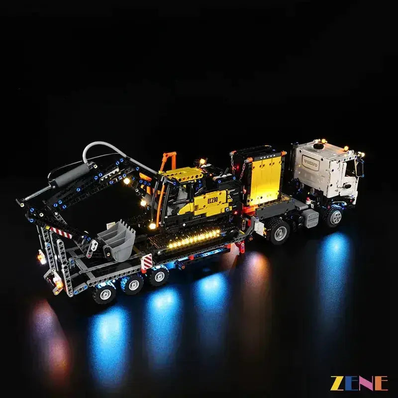 MOC LEGO Light Kit Adds Night Lighting for Volvo FMX Truck - ToylandEU