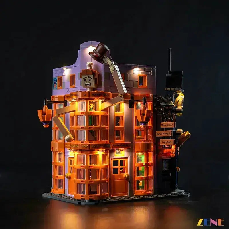 MOC LEGO Light Kit For Weasleys Wizard Wheezes Easy Setup - ToylandEU