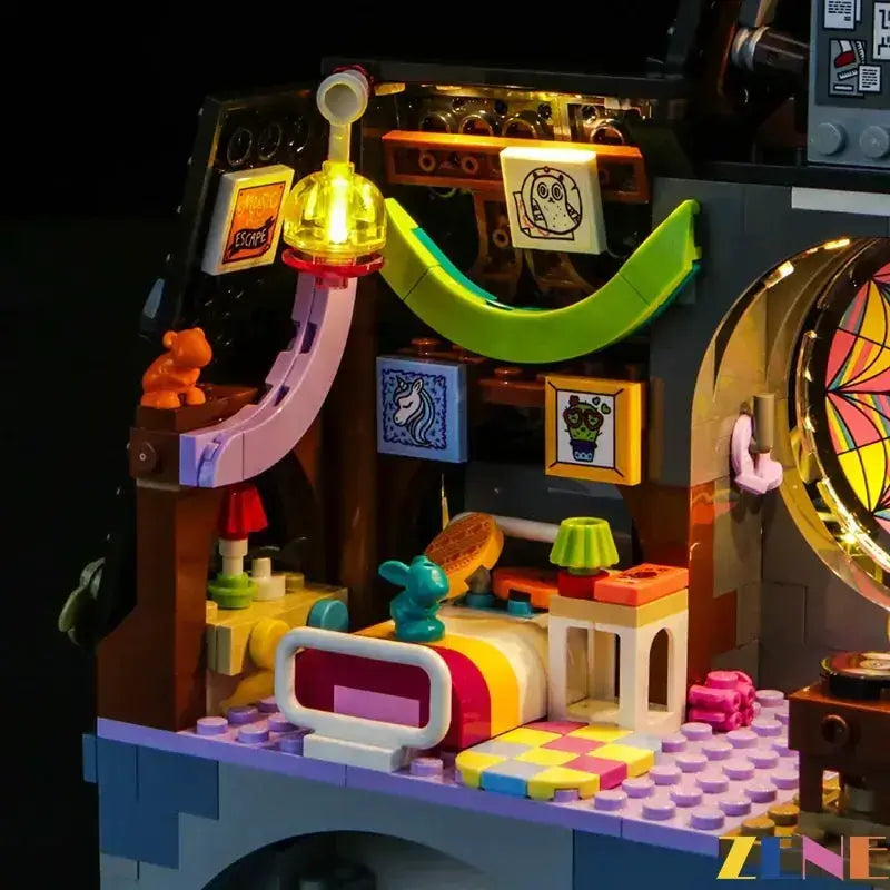 MOC LEGO Light Kit Easy Install For Wednesday Enid Dorm 76781 - ToylandEU