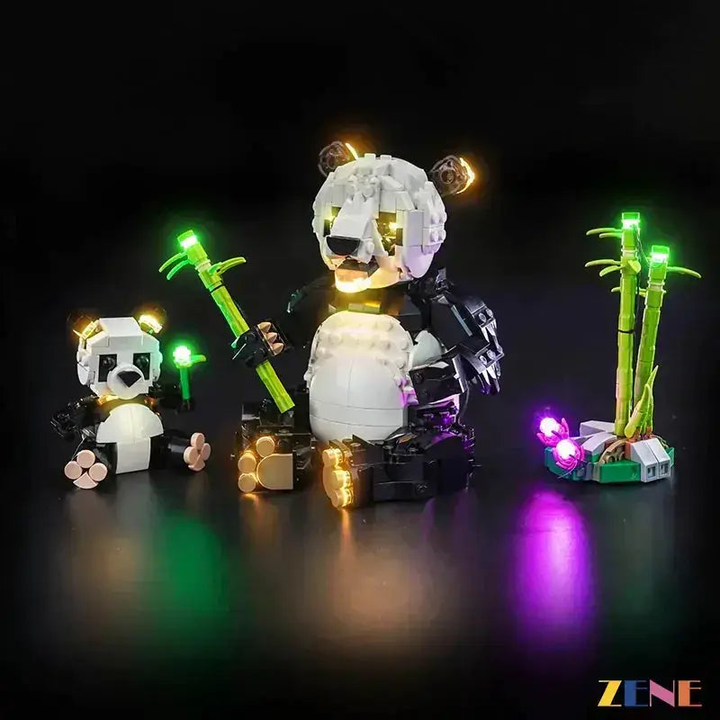 MOC LEGO Light Kit for Panda Family 31165 Brighten Daytime Displays - ToylandEU