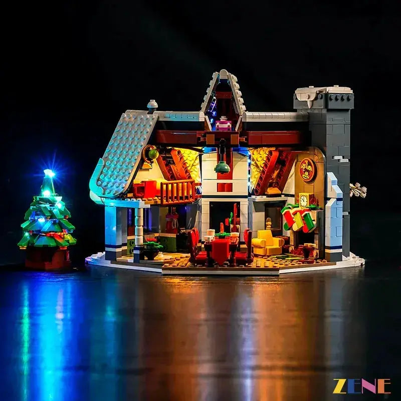 MOC LEGO Light Kit for Winter Village Santa's Visit Easy Install - ToylandEU