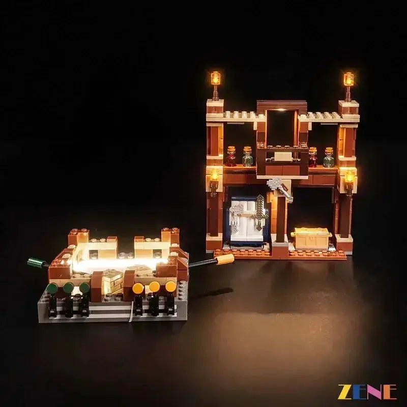 MOC LEGO Light Kit For Woodland Mansion Fighting Ring Brightens Display - ToylandEU