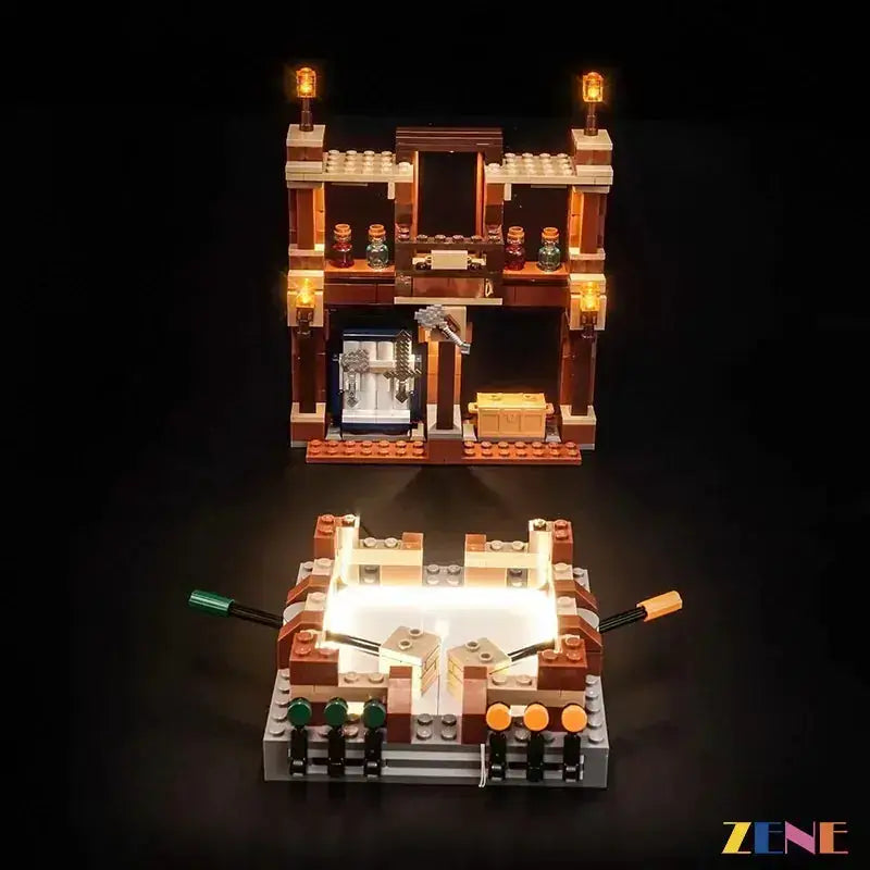 MOC LEGO Light Kit For Woodland Mansion Fighting Ring Brightens Display - ToylandEU